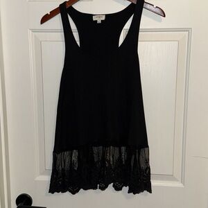 umgee Lace trim racer tank S